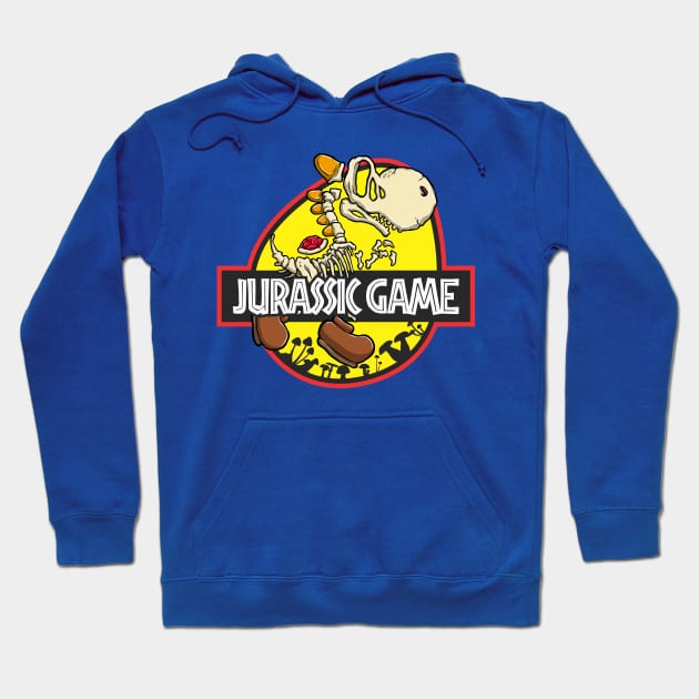 jurassic game Hoodie by Variart Studios